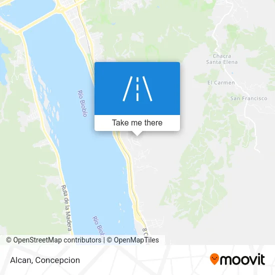 Mapa de Alcan