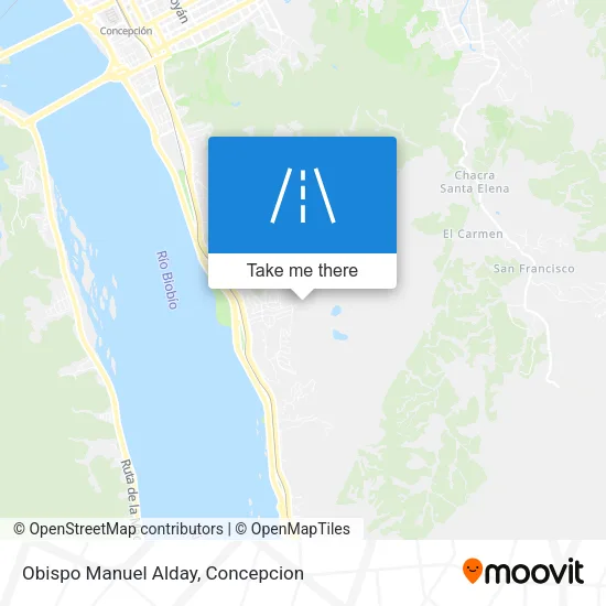 Mapa de Obispo Manuel Alday