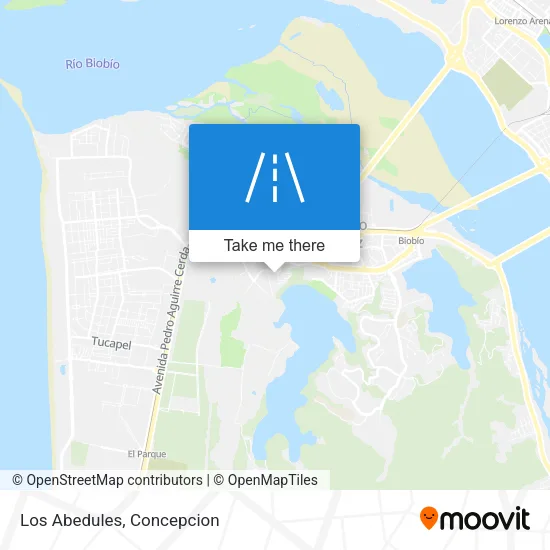 Los Abedules map