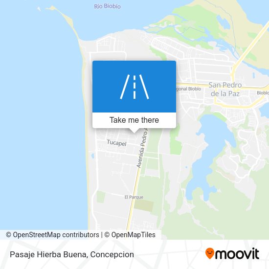 Pasaje Hierba Buena map