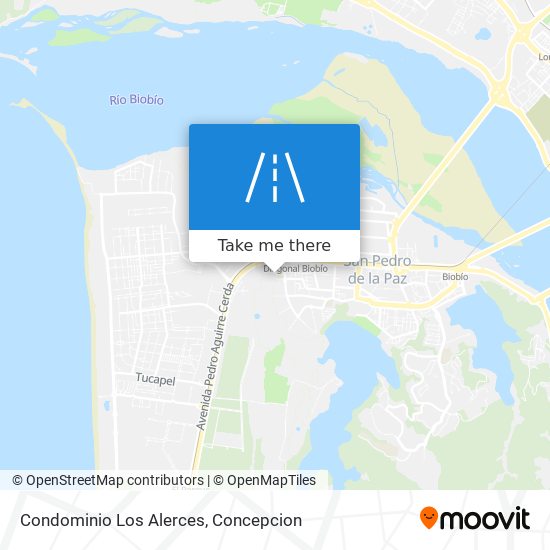 Condominio Los Alerces map