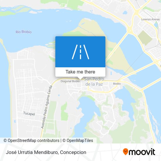 José Urrutia Mendiburo map