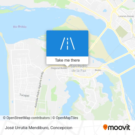 José Urrutia Mendiburo map