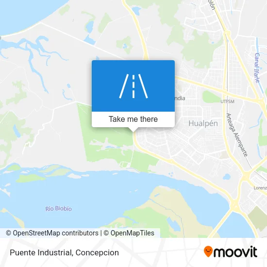 Puente Industrial map