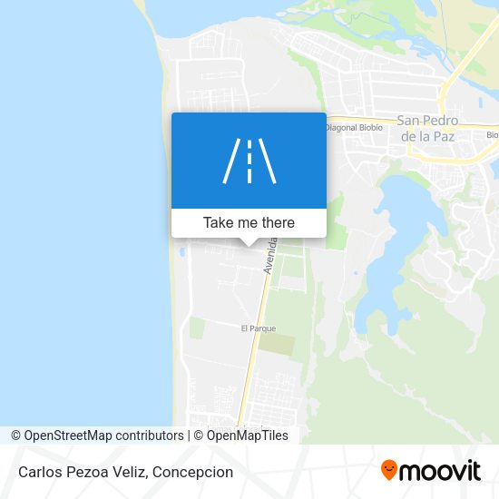 Carlos Pezoa Veliz map