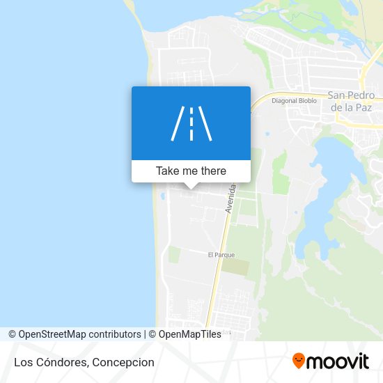 Mapa de Los Cóndores