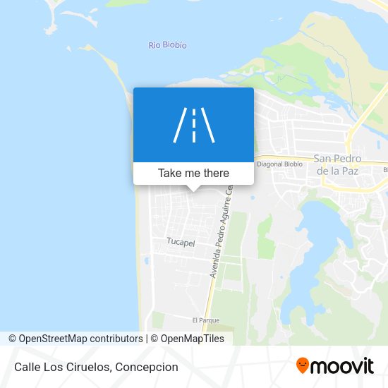 Mapa de Calle Los Ciruelos