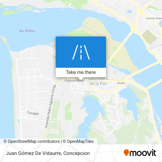Juan Gómez De Vidaurre map