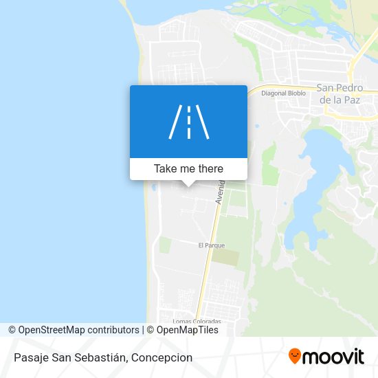 Pasaje San Sebastián map