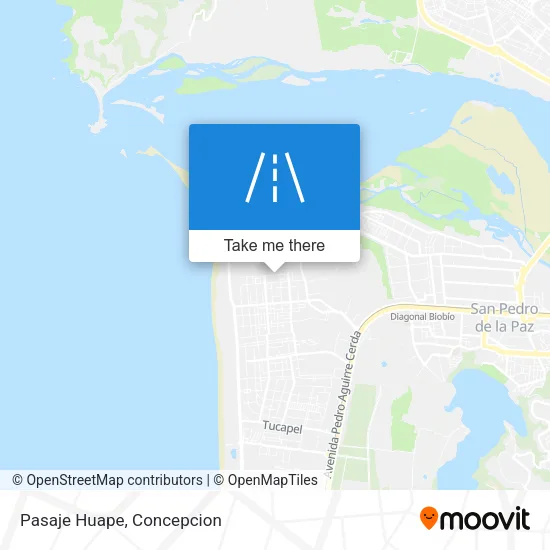 Pasaje Huape map