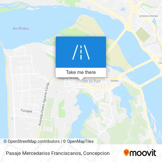 Mapa de Pasaje Mercedarios Franciscanos