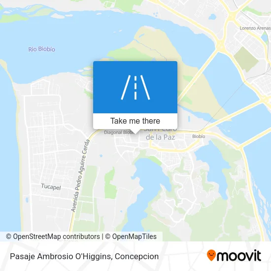 Mapa de Pasaje Ambrosio O'Higgins