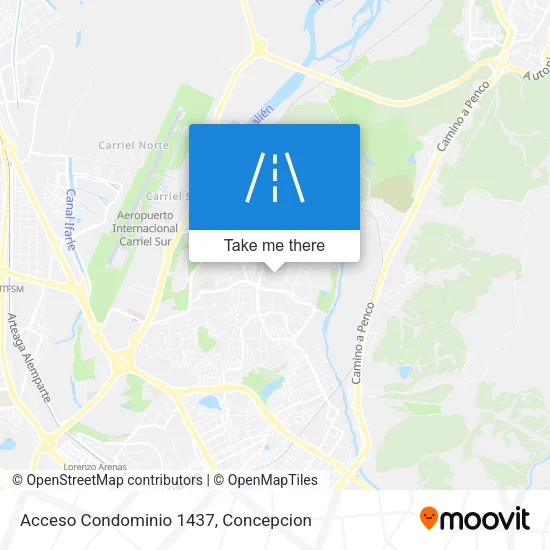 Mapa de Acceso Condominio 1437