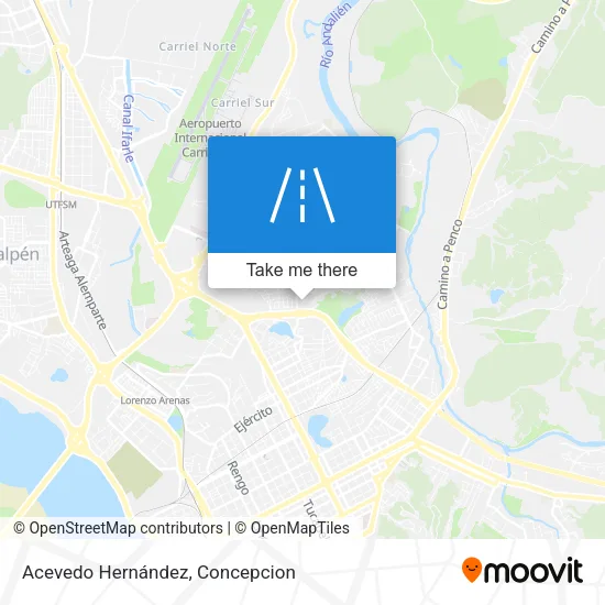 Mapa de Acevedo Hernández