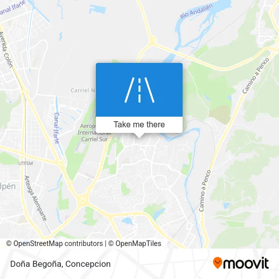 Mapa de Doña Begoña