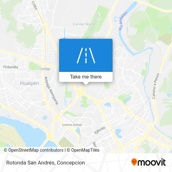 Rotonda San Andrés map