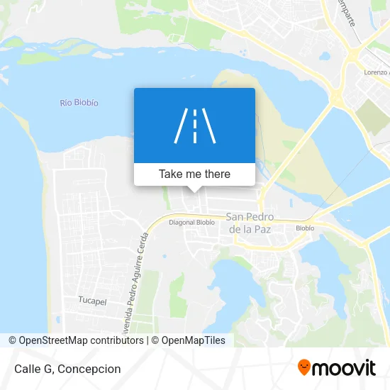Calle G map