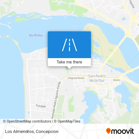 Los Almendros map
