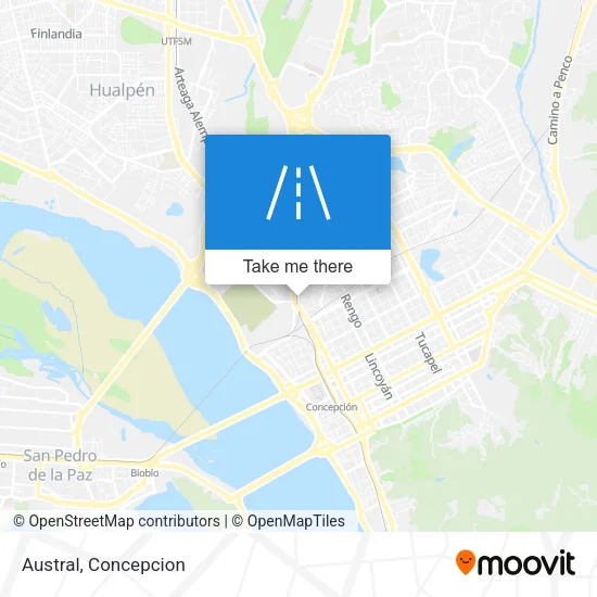 Mapa de Austral