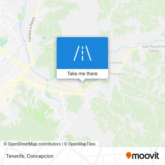 Mapa de Tenerife