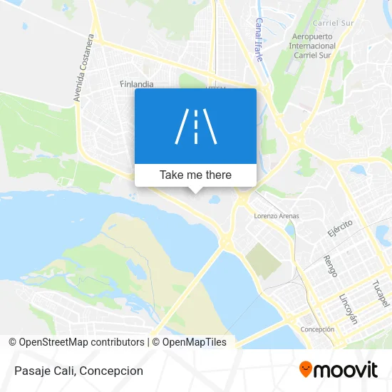 Pasaje Cali map