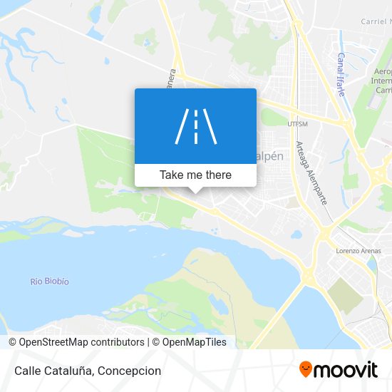 Calle Cataluña map