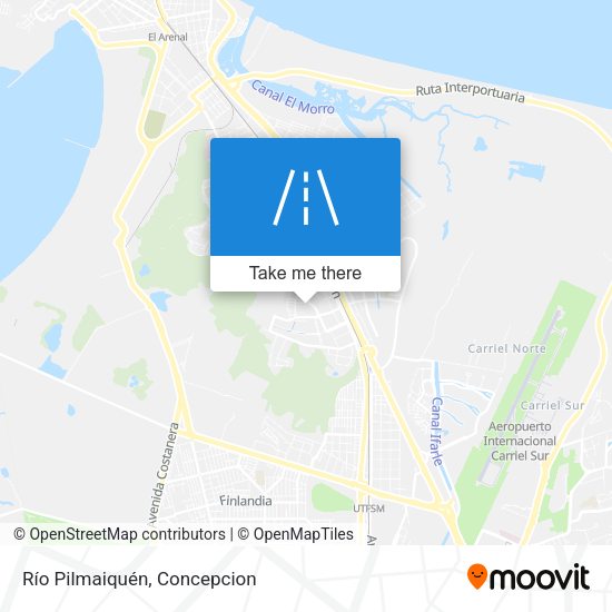 Río Pilmaiquén map