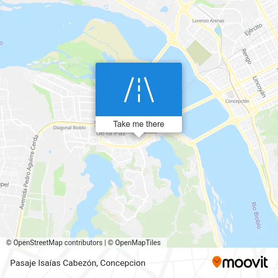 Pasaje Isaías Cabezón map