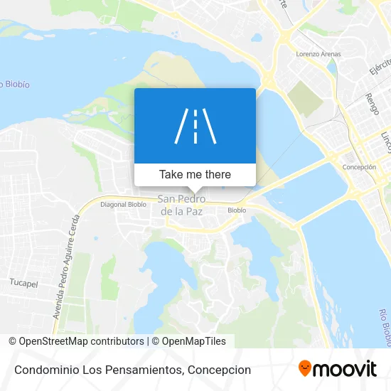 Condominio Los Pensamientos map