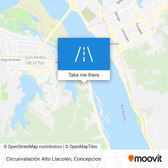 Circunvalación Alto Llacolén map