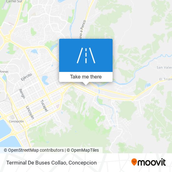 Mapa de Terminal De Buses Collao