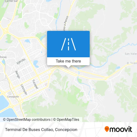 Mapa de Terminal De Buses Collao
