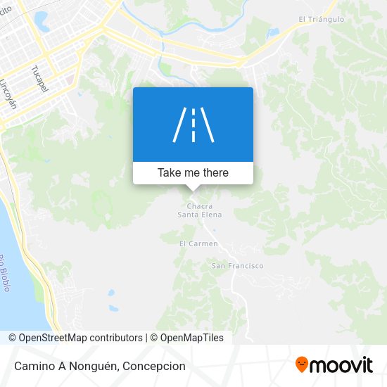 Camino A Nonguén map