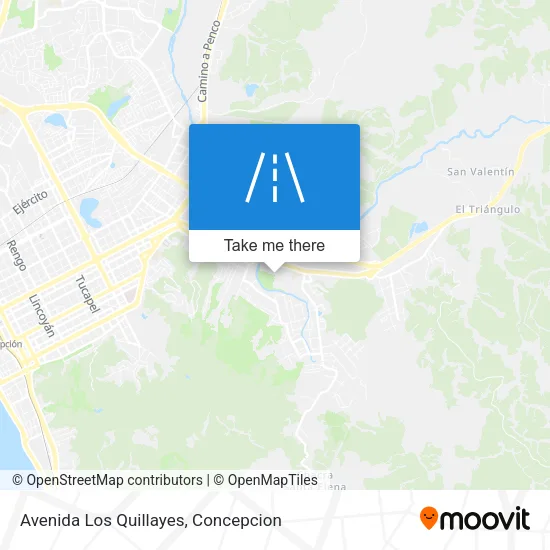 Mapa de Avenida Los Quillayes
