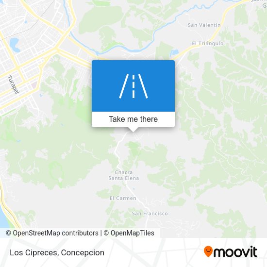 Mapa de Los Cipreces