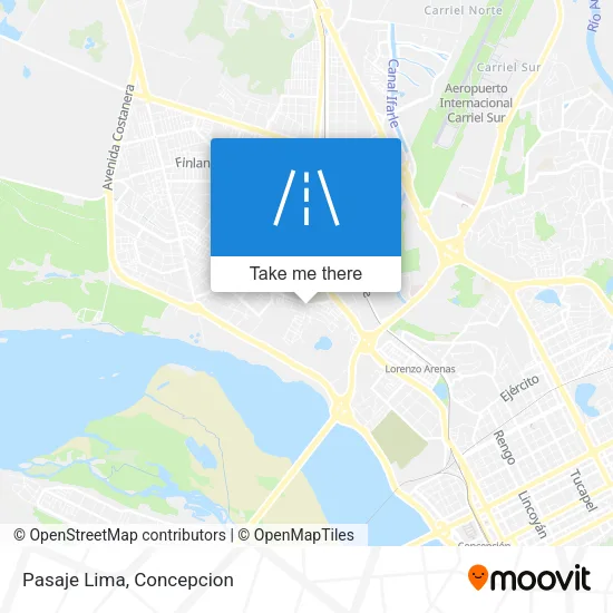 Pasaje Lima map