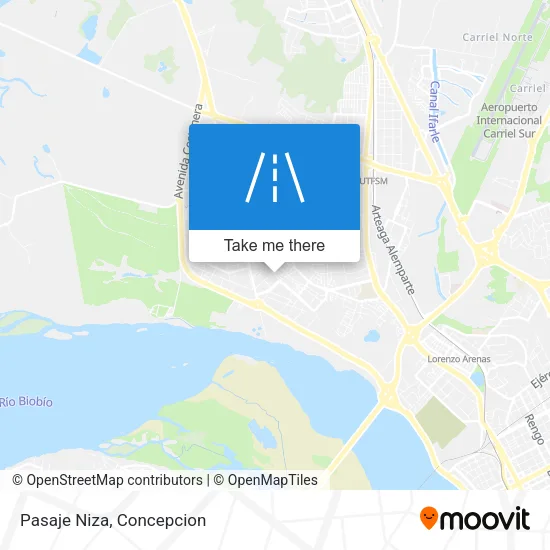 Pasaje Niza map