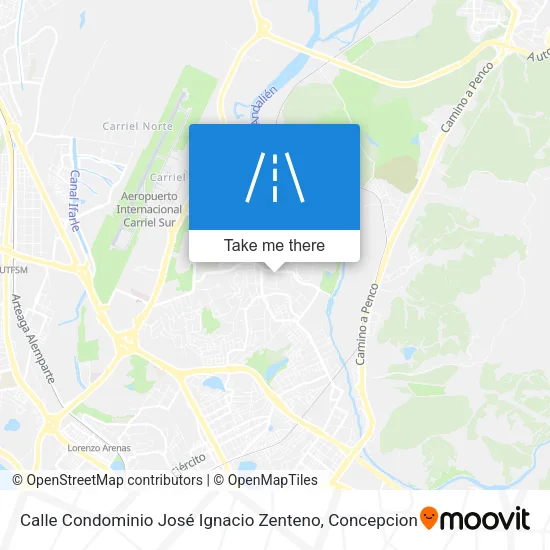 Calle Condominio José Ignacio Zenteno map