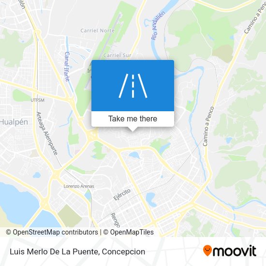 Luis Merlo De La Puente map