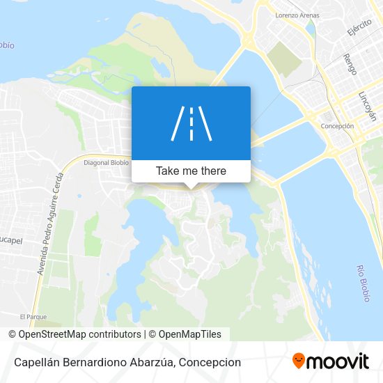 Capellán Bernardiono Abarzúa map