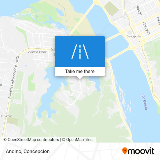 Mapa de Andino