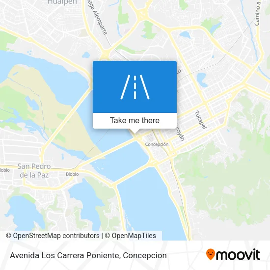 Mapa de Avenida Los Carrera Poniente