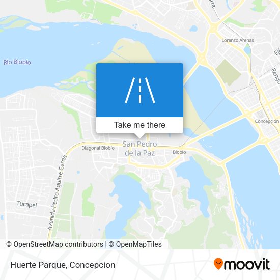 Mapa de Huerte Parque