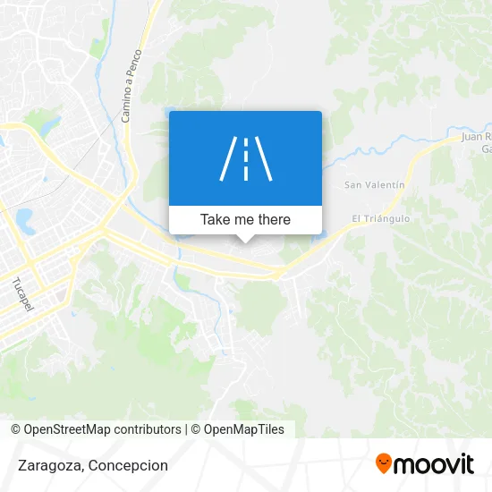 Zaragoza map