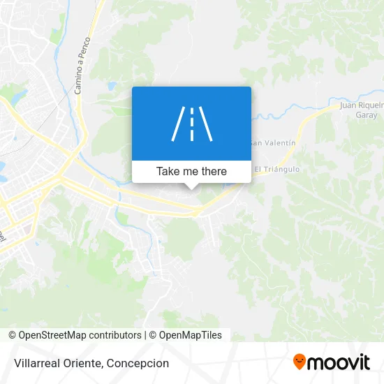 Mapa de Villarreal Oriente