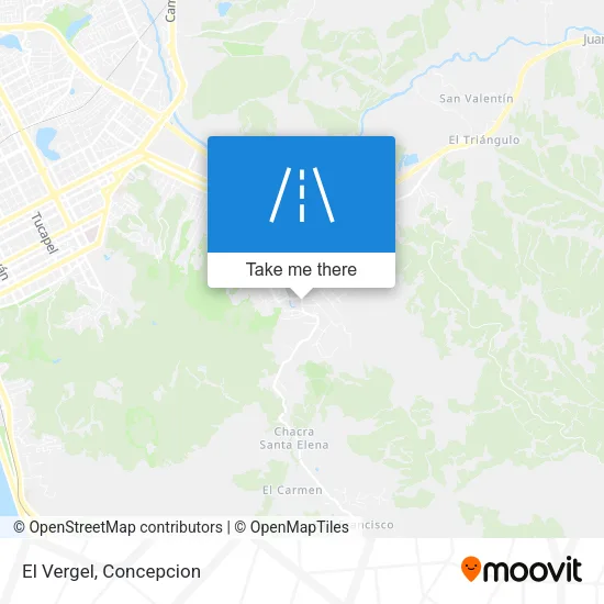 Mapa de El Vergel