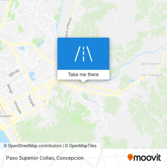 Paso Superior Collao map