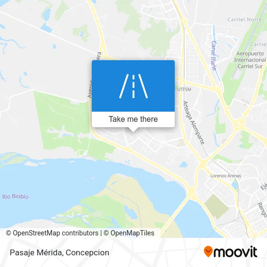 Pasaje Mérida map