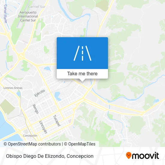 Obispo Diego De Elizondo map