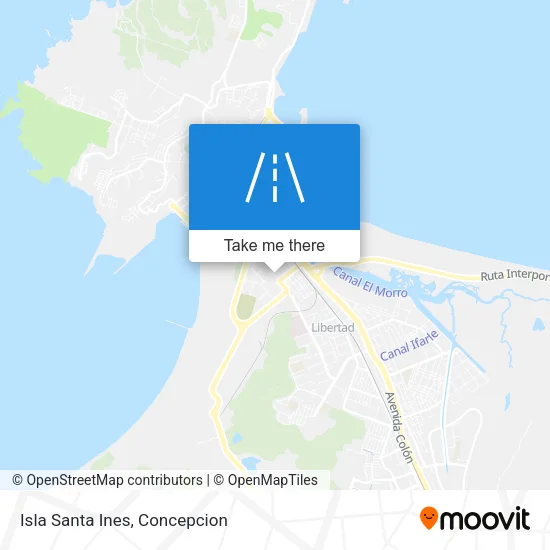 Mapa de Isla Santa Ines